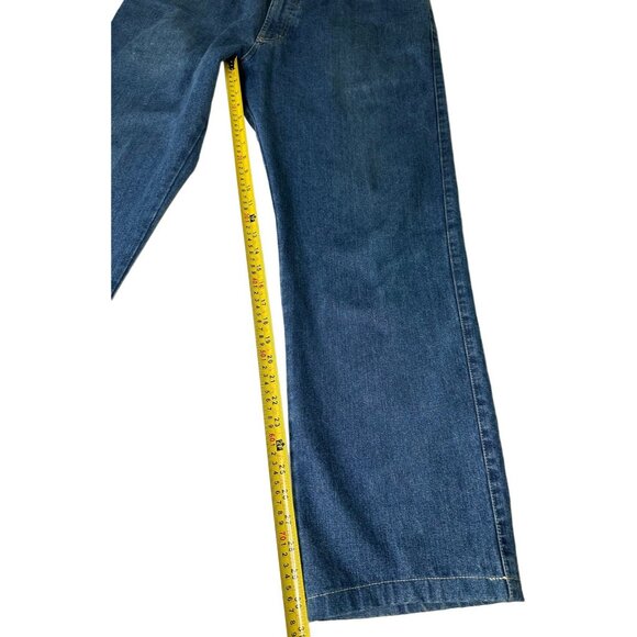 Ermenegildo Zegna Mens Bootcut Jeans 38x31 Blue Made In Italy - Picture 7 of 9